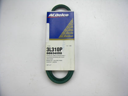 Acdelco 3L310P Lawn & Garden Power Equipment Accessory Drive Belt - 3/8'' X 31''