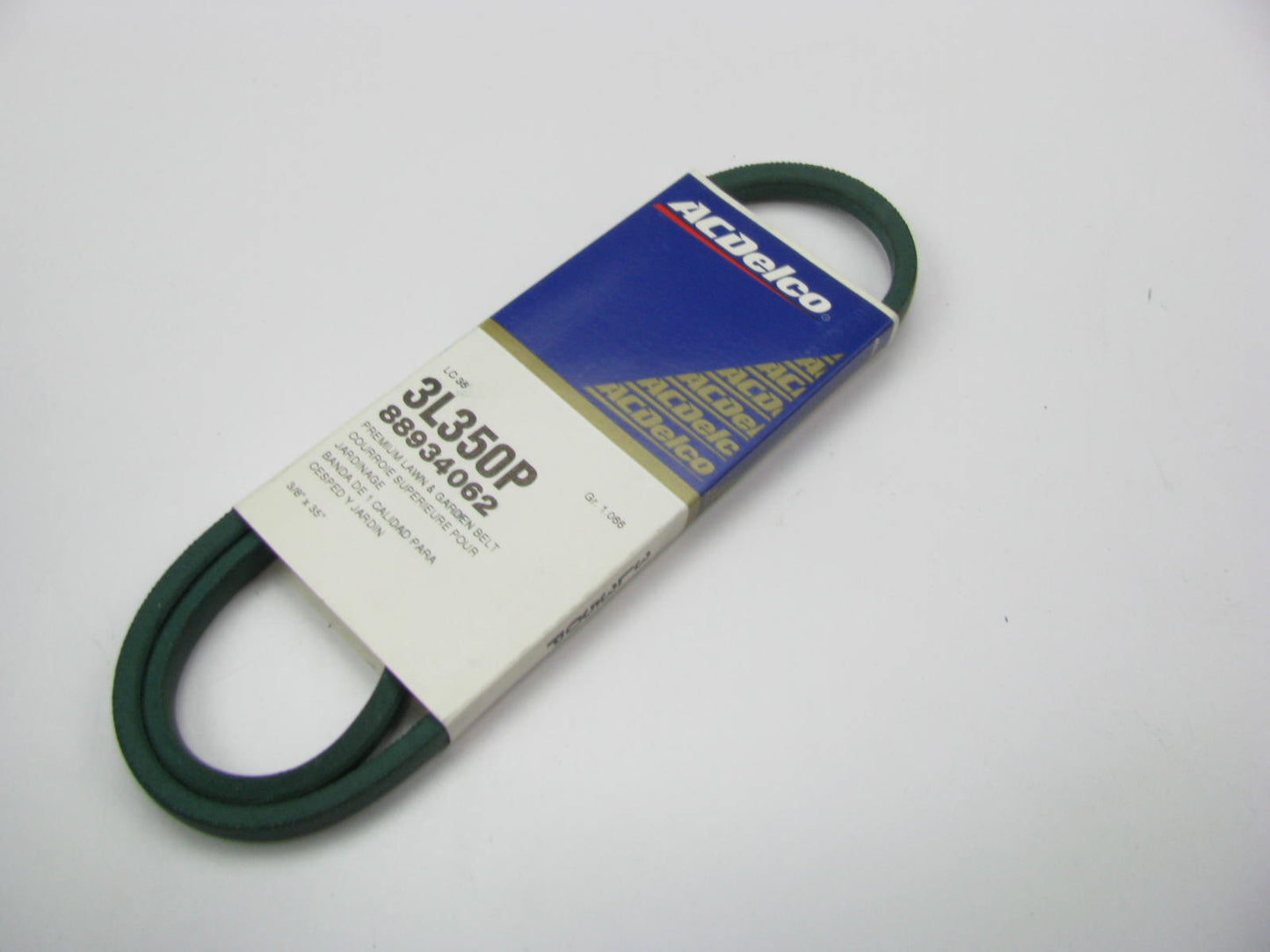 Acdelco 3L350P Lawn & Garden Power Equipment Accessory Drive Belt - 3/8'' X 35''