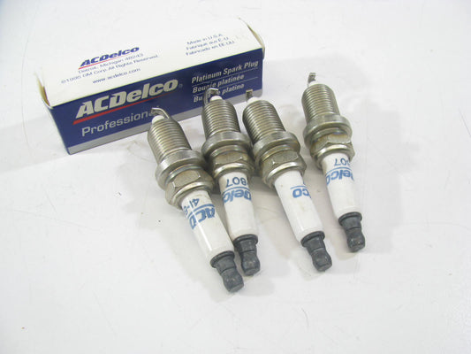 (4) Acdelco 41-807 Ignition Spark Plugs - Double Platinum