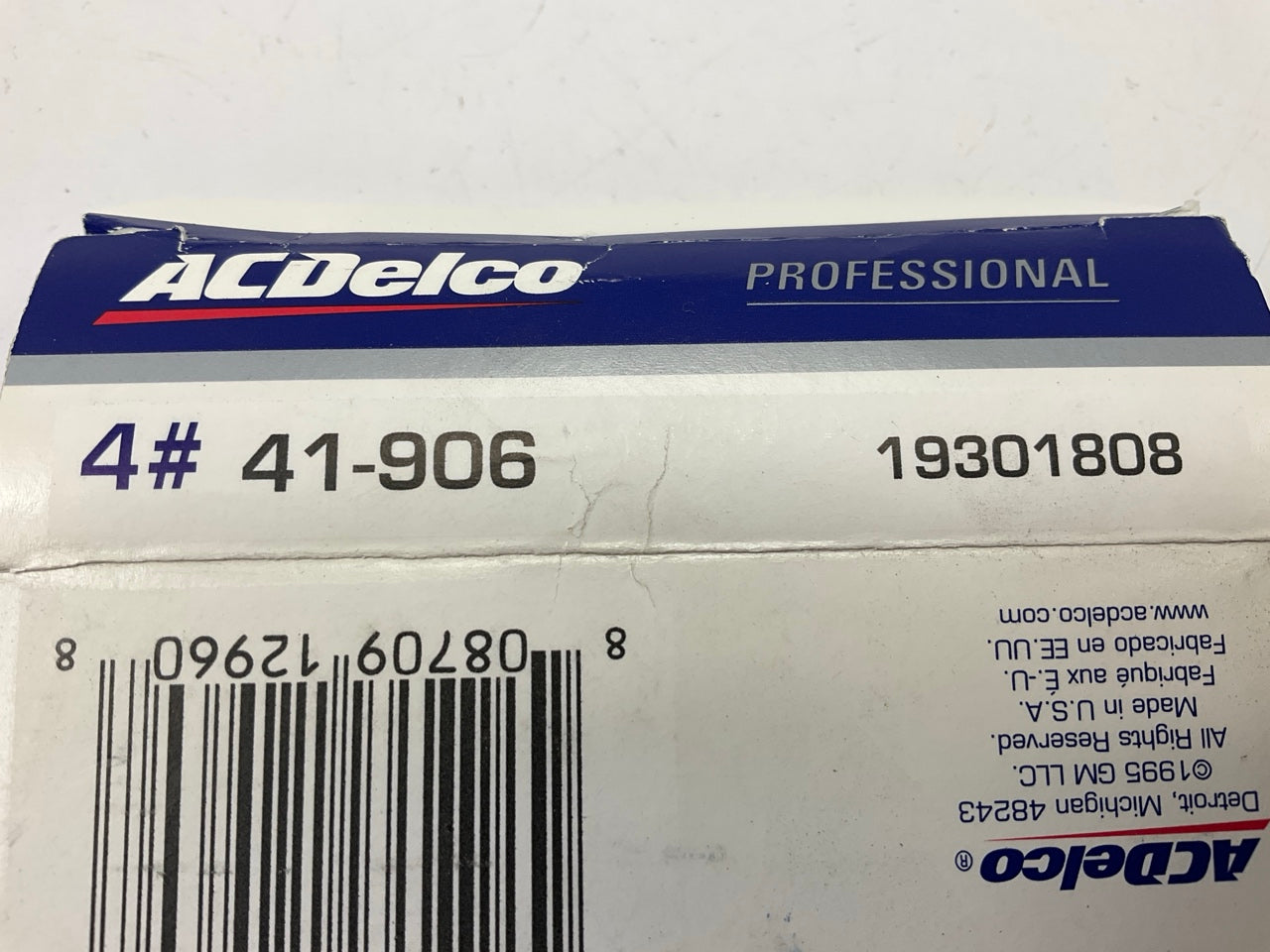 (8) Acdelco 41-906  Professional Platinum Spark Plugs