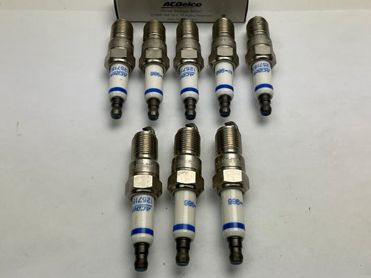 (8) NEW GENUINE Acdelco 41-986 Ignition Spark Plugs 12571533