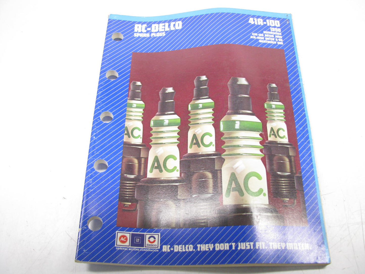 Acdelco 41A-100-1990 Ignition Spark Plugs Catalog - Weatherly # 500, 226 Pages