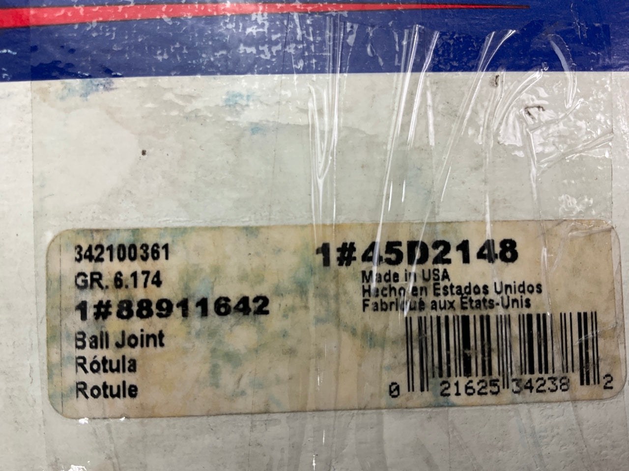 NEW GENUINE Acdelco 45D2148 FRONT LOWER Suspension Ball Joint 88911642