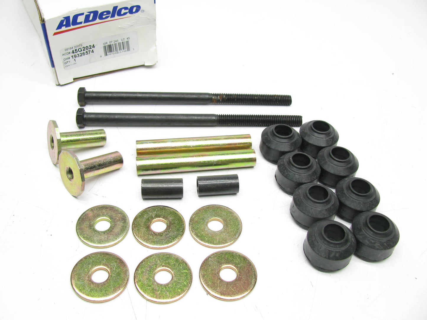 Acdelco 45G2024 Suspension Stabilizer Sway Bar Link Kit - Front