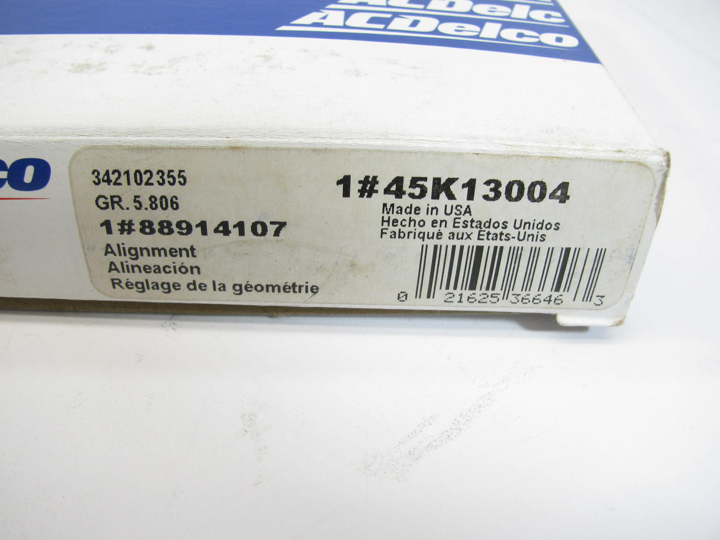 Acdelco 45K13004 Rear Alignment Full Contact Dual Angle Shim - 1-1/4'' Degree