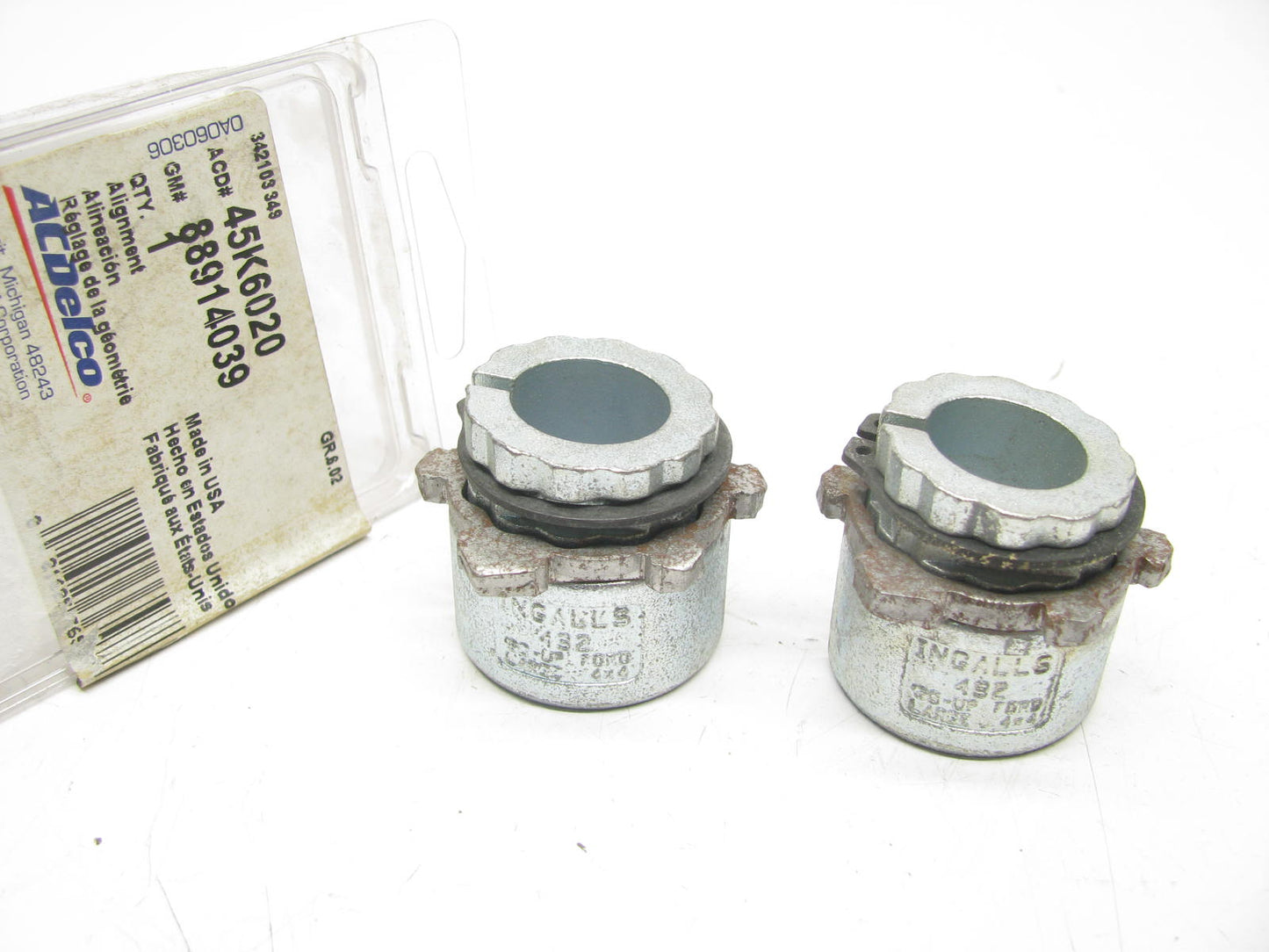 (2) Acdelco 45K6020 Alignment Caster / Camber Bushings - 1-1/4 Degree