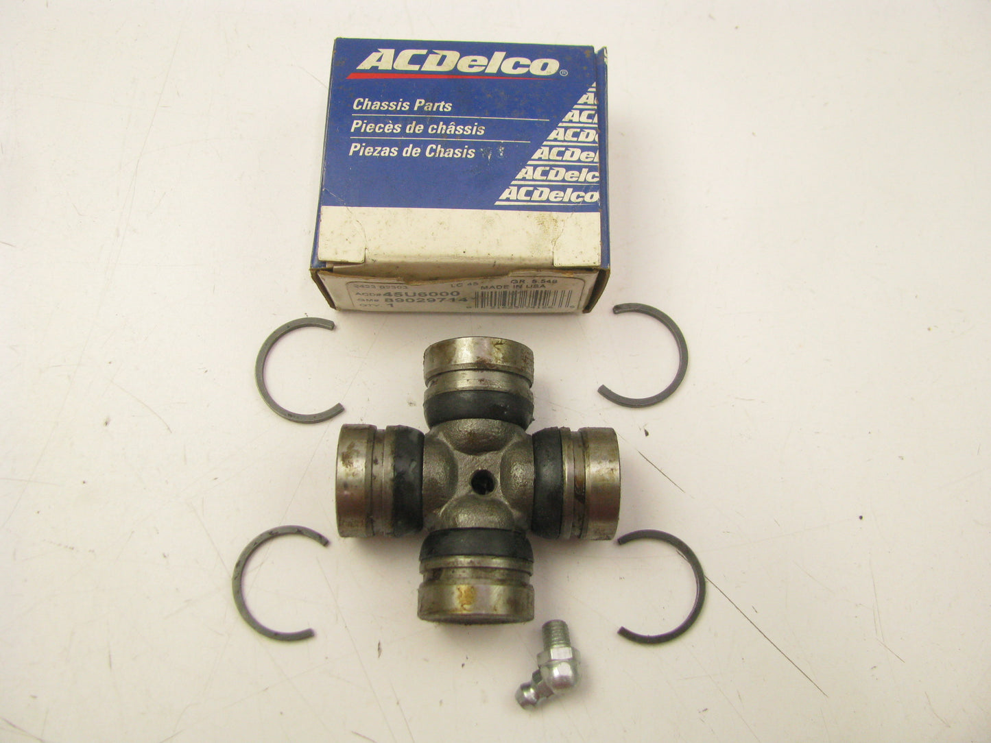 Acdelco 45U6000 U-Joint Universal Joint - Rockwell L12N 2.7 X 2.7 X 1.2