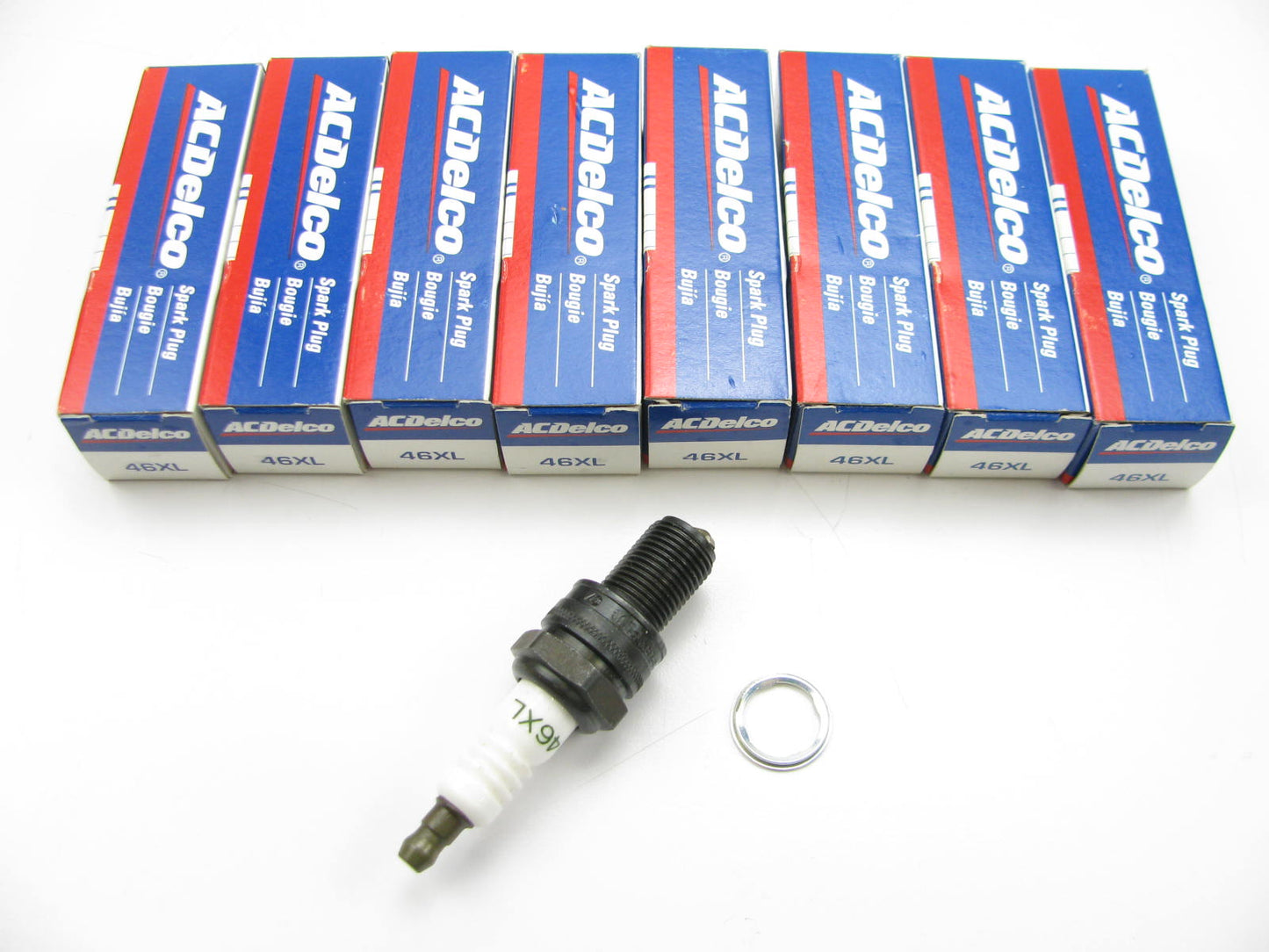 (8) Acdelco 46XL AC Ignition Spark Plugs