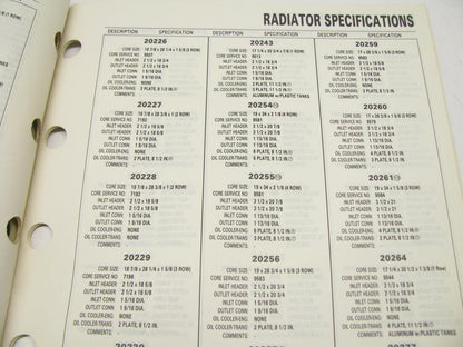 Acdelco 4A-1990 Complete Radiators Cores And Parts Guide 1990 54 Pages