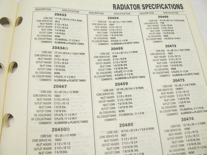 Acdelco 4A-1990 Complete Radiators Cores And Parts Guide 1990 54 Pages