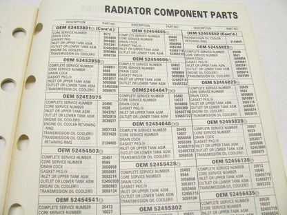 Acdelco 4A-1990 Complete Radiators Cores And Parts Guide 1990 54 Pages