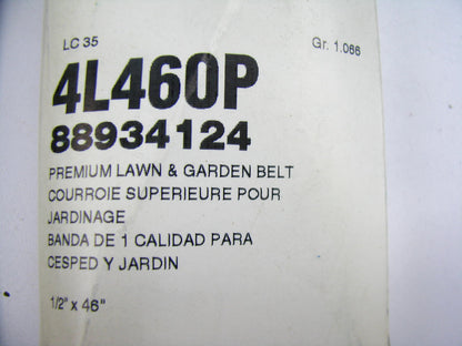 Acdelco 4L460P Lawn & Garden Power Equipment Accessory Drive Belt - 1/2'' X 46''