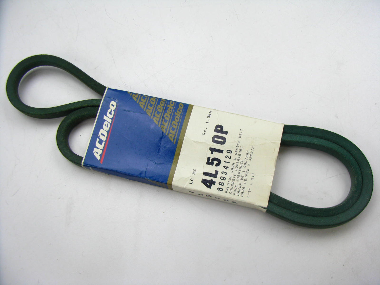 Acdelco 4L510P Lawn & Garden Power Equipment Accessory Drive Belt - 1/2'' X 51''