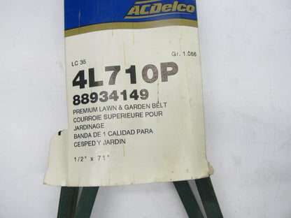 Acdelco 4L710P Lawn & Garden Power Equipment Accessory Drive Belt - 1/2'' X 71''