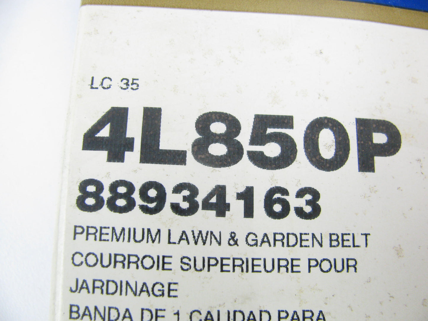 Acdelco 4L850P Lawn & Garden Power Equipment Accessory Drive Belt - 1/2'' X 85''