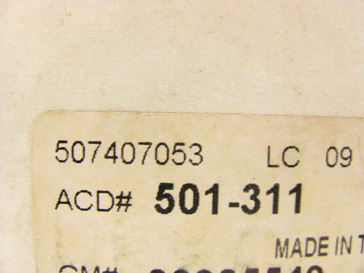 Acdelco 501-311 FRONT Upper Strut Mount