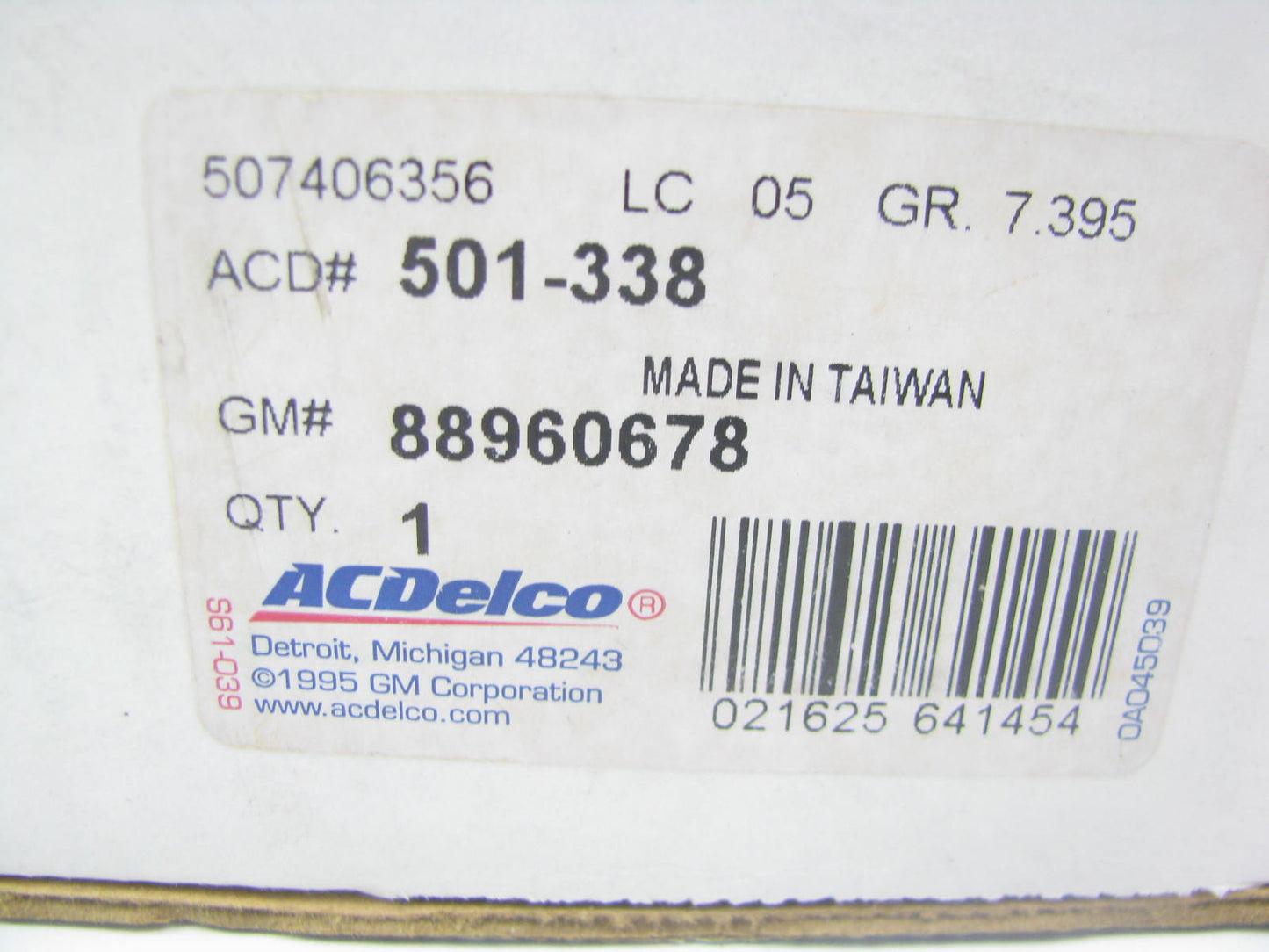 Acdelco 501-338 Front Suspension Strut Mount For 2000-2001 Nissan Maxima