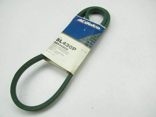 Acdelco 5L430P Lawn & Garden Power Equipment Accessory Drive Belt - 5/8'' X 43''