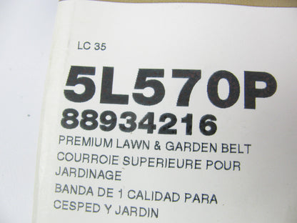 Acdelco 5L570P Lawn & Garden Power Equipment Accessory Drive Belt - 21/32'' X 57''