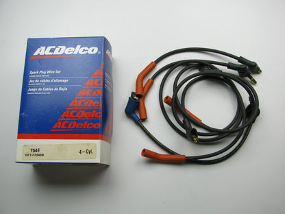 Acdelco 754E Ignition Spark Plug Wire Set - 1990-1996 Mazda Miata 1.6L 1.8L