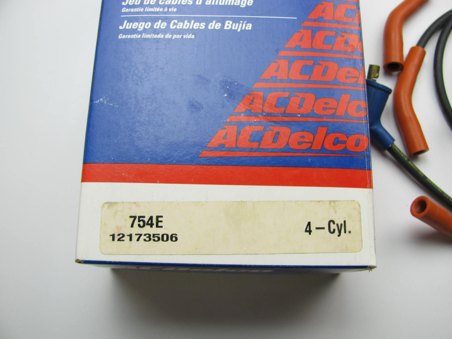 Acdelco 754E Ignition Spark Plug Wire Set - 1990-1996 Mazda Miata 1.6L 1.8L