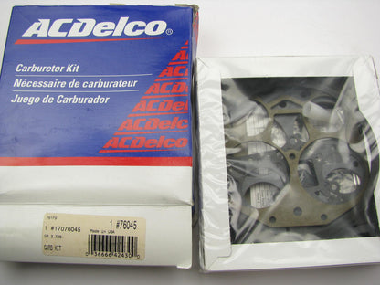 Acdelco 76045 Carburetor Rebuild Kit - OEM GM 17076045