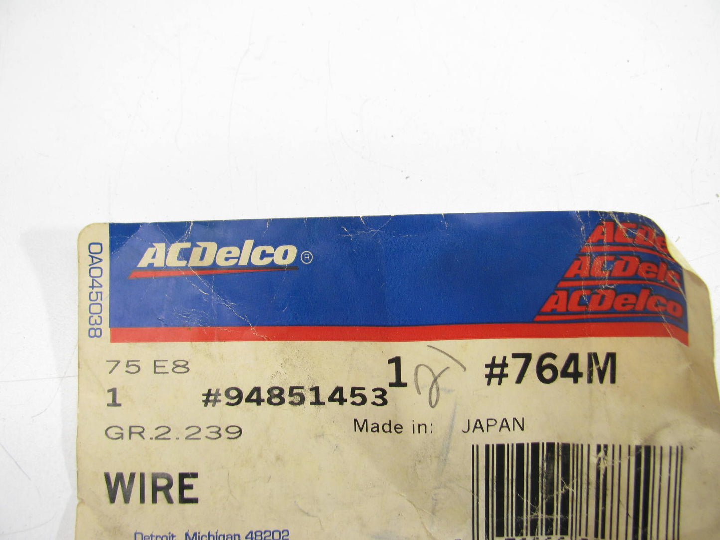 Acdelco 764M Ignition Spark Plug Wire Set For 1990-1992 Geo Prizm 1.6L DOHC