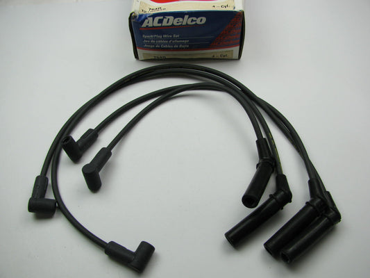 NOS OEM GM 12192078 Acdelco 764R Ignition Spark Plug Wire Set - 1987-89 Spectrum
