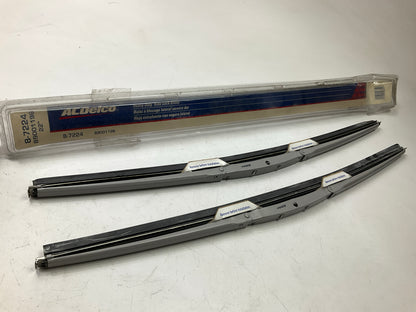 (2) Acdelco 8-7224 Front Windshield Wiper Blade 22''