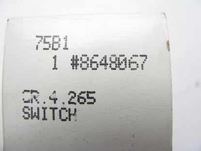 Acdelco 8648067 Governor Pressure Switch 50 PSI 1980-1986 TH250C TH350C