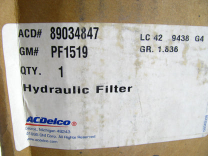 Acdelco 89034847 Hydraulic Oil Filter Replaces LH4995 C6981 51526 HF845 HF6283