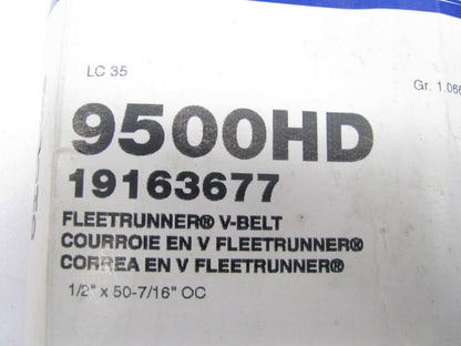 Acdelco 9500HD Accessory Drive Belt - 0.53'' X 50.00'' - 36 Degree