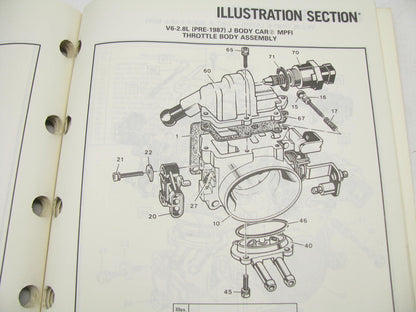 Acdelco 9A-101-1990 Fuel Injection Units & Parts Catalog - Weatherly 600, 98 PGS