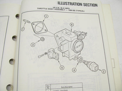 Acdelco 9A-101-1990 Fuel Injection Units & Parts Catalog - Weatherly 600, 98 PGS