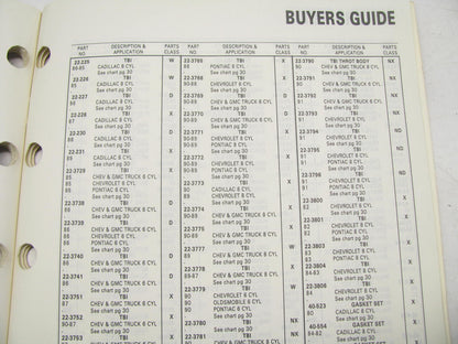 Acdelco 9A-101-1990 Fuel Injection Units & Parts Catalog - Weatherly 600, 98 PGS