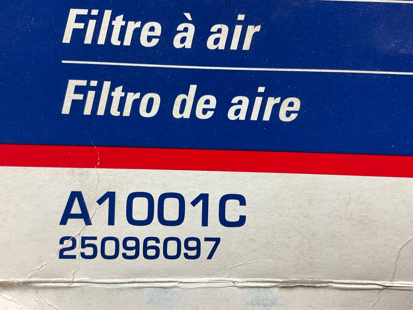 Acdelco A1001C Engine Air Filter 1978-1985 Mercedes-Benz 3.0L DIESEL OM617 Turbo