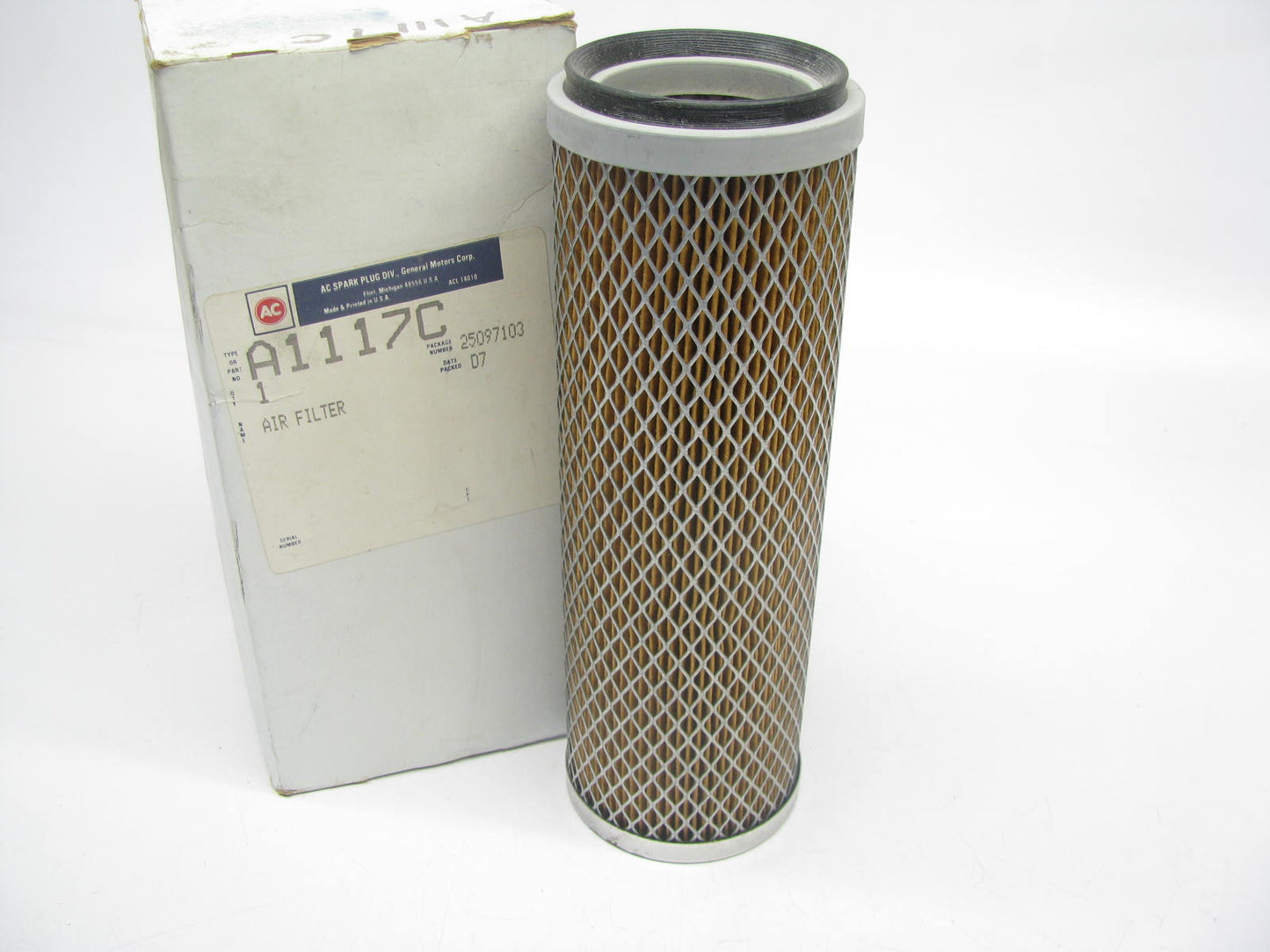 Acdelco A1117C Air Filter Replaces CA3659SY 42342 A43176 LAF8549 AF491 AF922