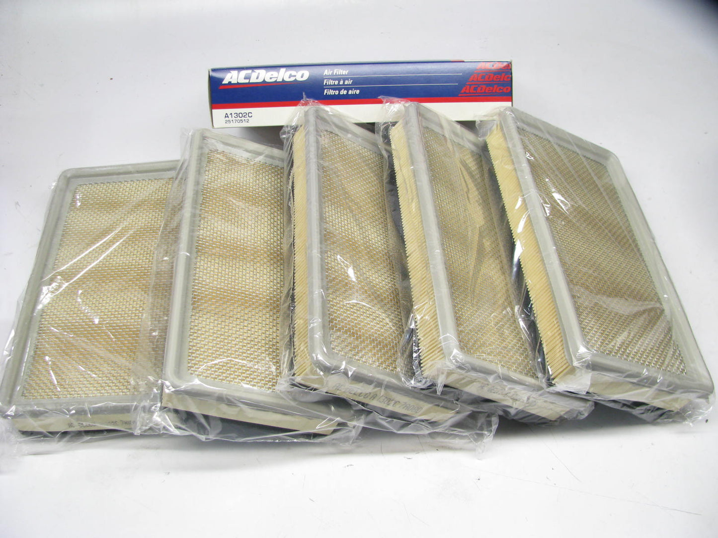 (5) Acdelco A1302C Air Filters Replaces 25170512 A24731 26117 AF992 P536425