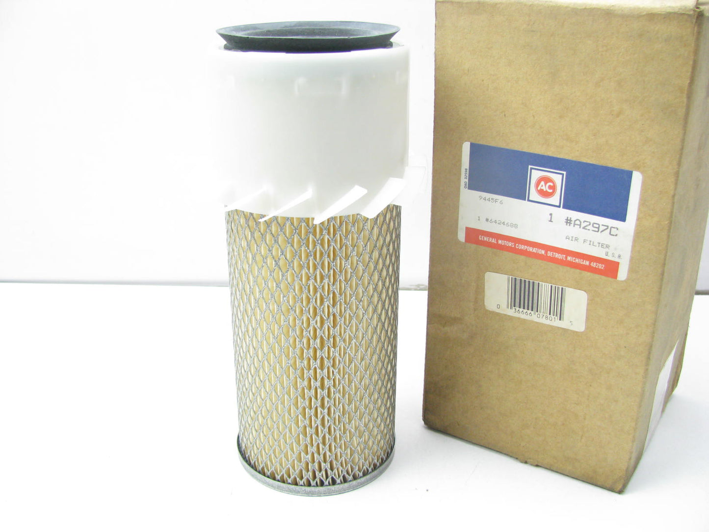 Acdelco A297C / 6424688 Air Filter Replaces: 42990 A42019 2276 LAF1275 AF1275