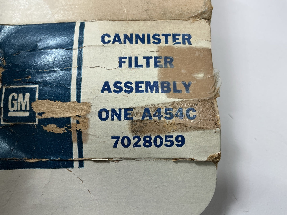 Acdelco A454C Fuel Vapor Emission Control Canister Filter And Cap