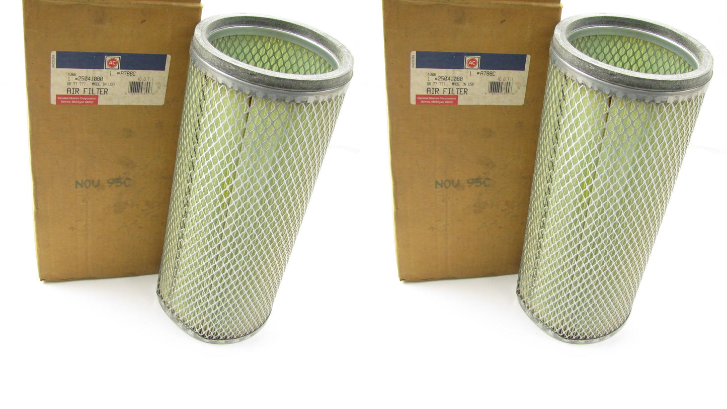 (x2) Acdelco A788C Air Filters Replaces: 42254 A63229 2254 AF609 AF987 P1376