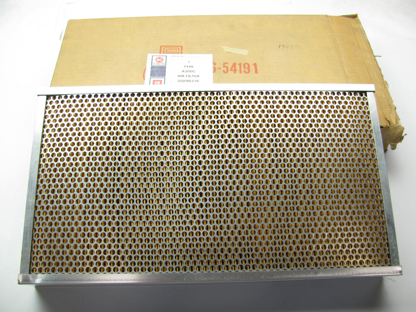 Cabin Panel Air Filter - Heavy Duty - AcDelco AC300C Interchange AF3444 46575