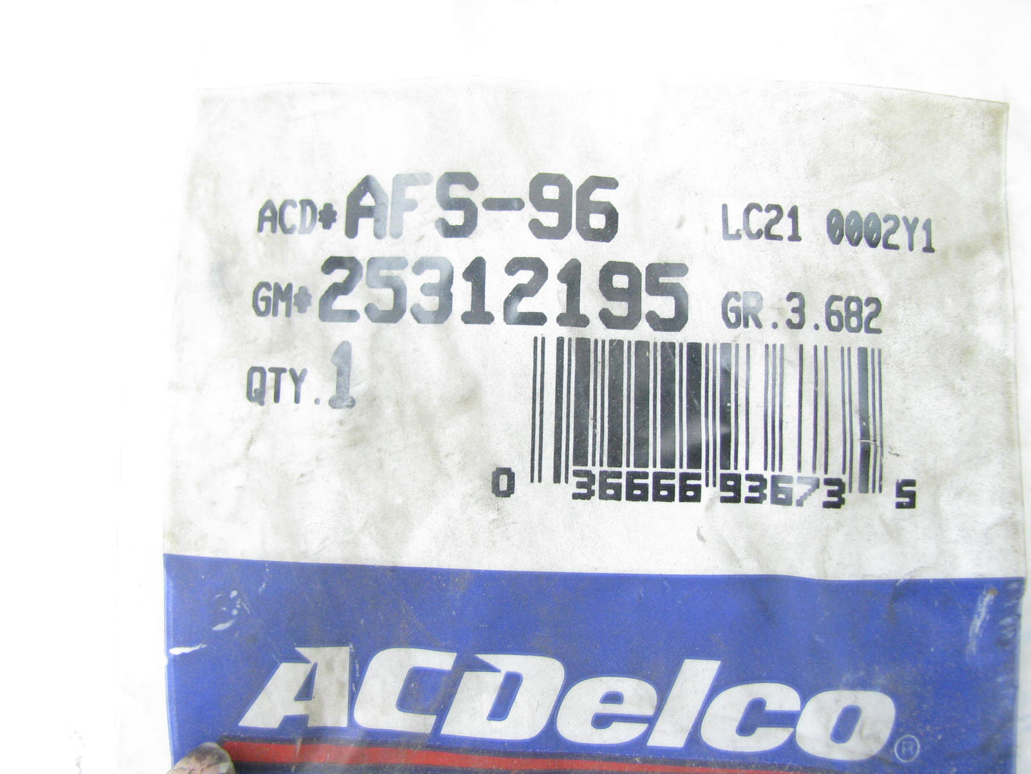 NEW GENUINE Acdelco AFS-96 Oxygen O2 Sensor 25312195 L82 3.1L LD9 2.4L