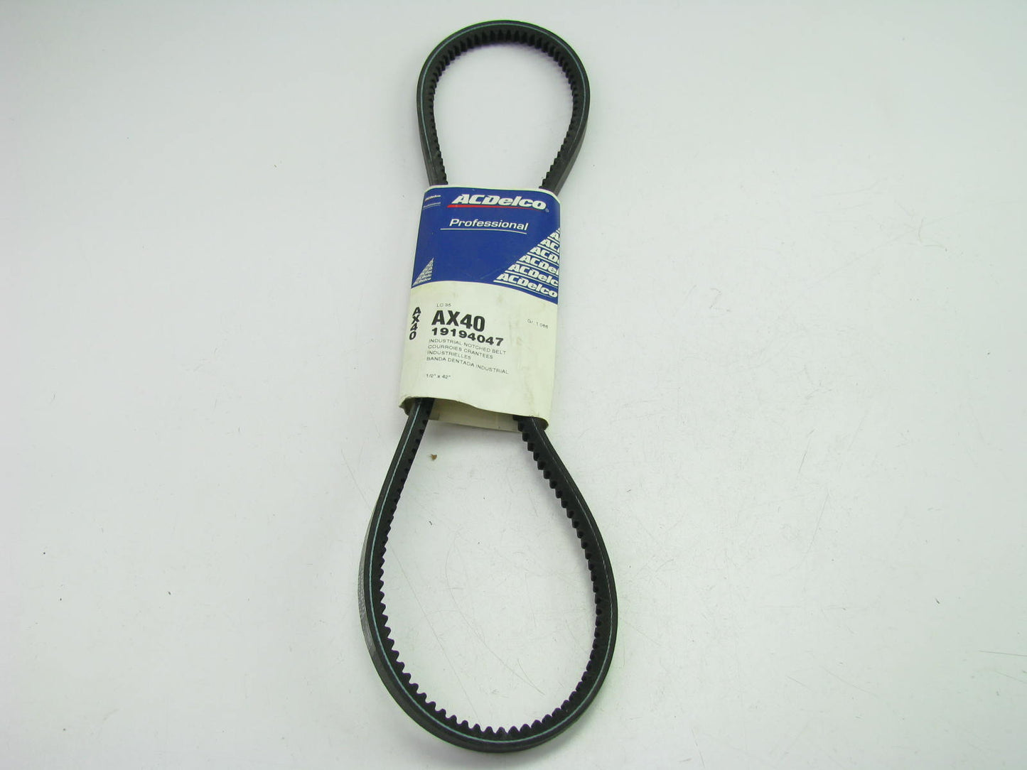 Acdelco AX40 Cogged Industrial Accessory Drive Belt - 1/2'' X 42''