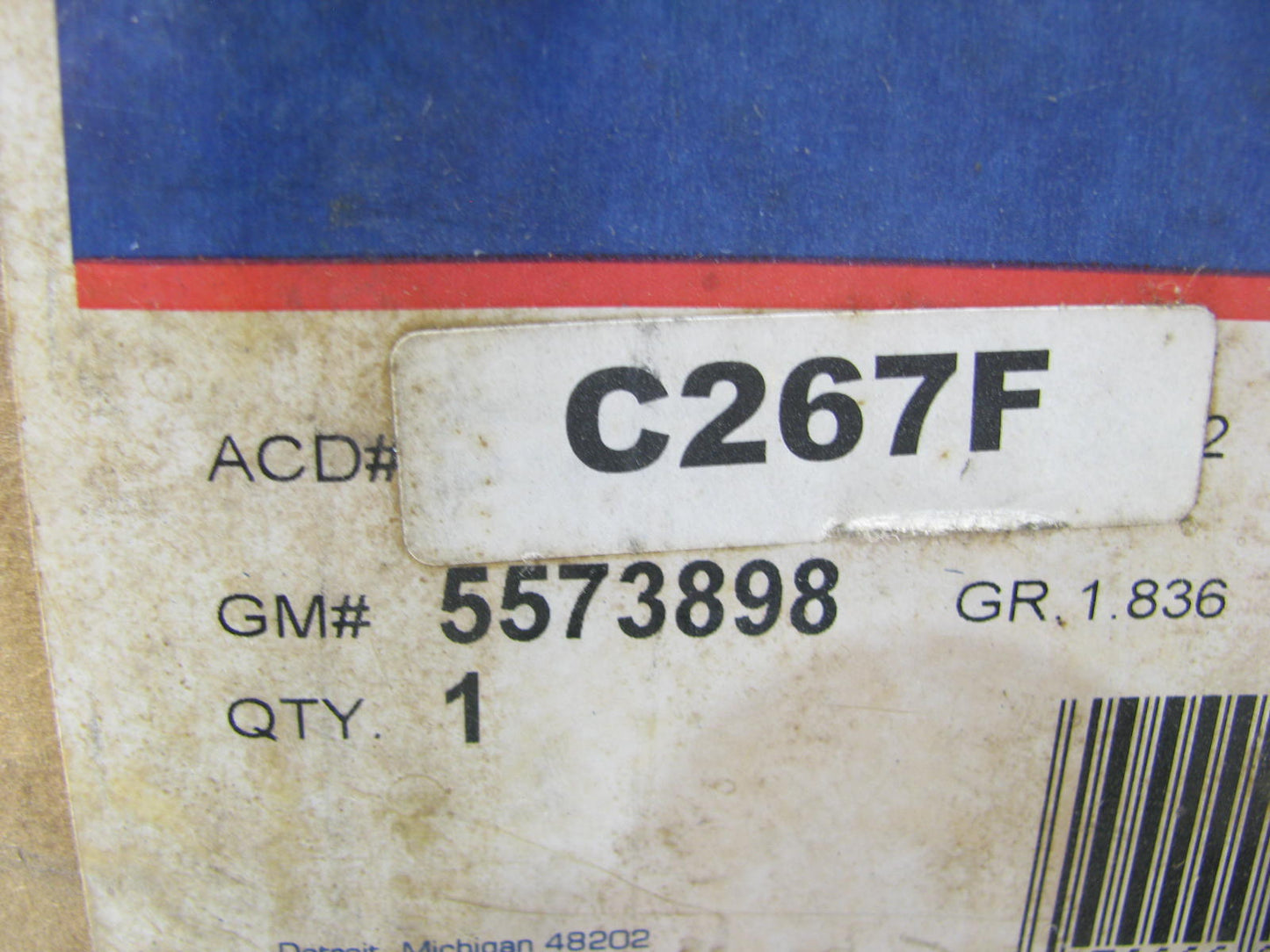 Acdelco C267F Cartridge Lube Metal Canister Oil Filter - 5573898