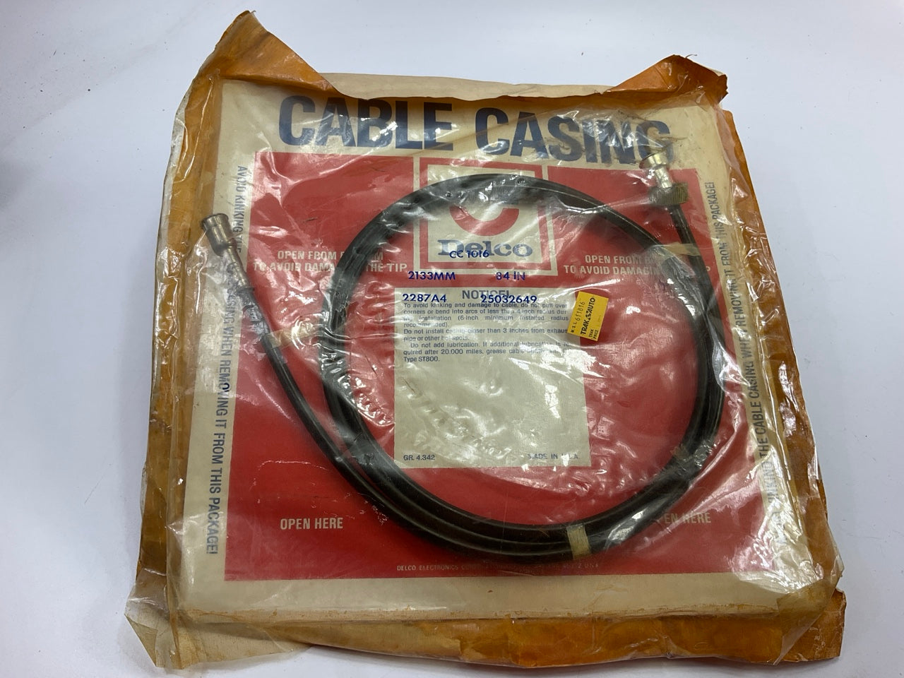 Acdelco CC1016 Speedometer Cable - 25032649