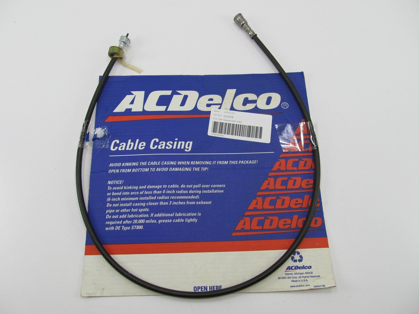 Acdelco CC1019 Speedometer Cable OEM GM 25032867 - 45.3'' Long