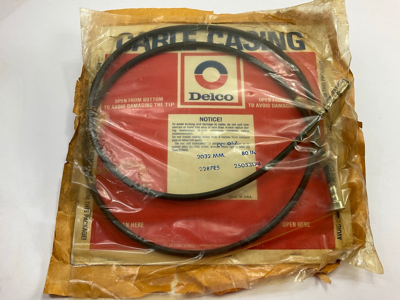Acdelco CC1057 Speedometer Cable - 25033174