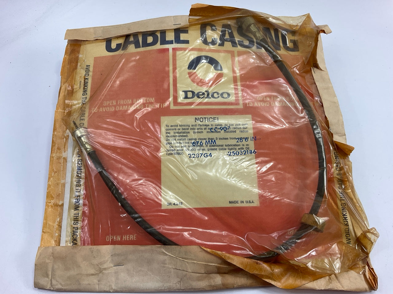 Acdelco CC907 Speedometer Cable - 25032186