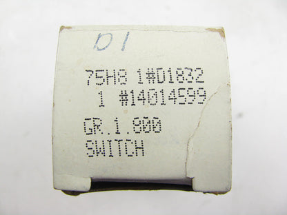 NEW GENUINE AcDelco D-1832 Engine Oil Pressure Switch - 14014599